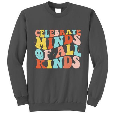 Retro Celebrate Minds Of All Kinds Tall Sweatshirt