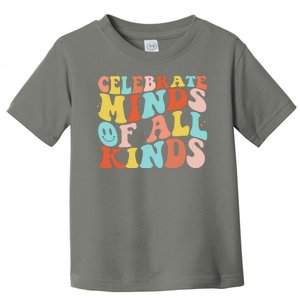 Retro Celebrate Minds Of All Kinds Toddler T-Shirt