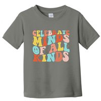 Retro Celebrate Minds Of All Kinds Toddler T-Shirt