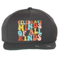 Retro Celebrate Minds Of All Kinds Wool Snapback Cap