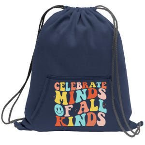 Retro Celebrate Minds Of All Kinds Sweatshirt Cinch Pack Bag