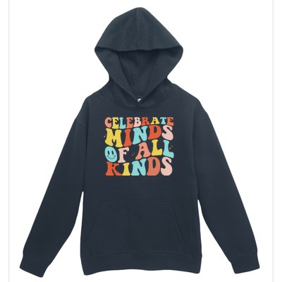 Retro Celebrate Minds Of All Kinds Urban Pullover Hoodie