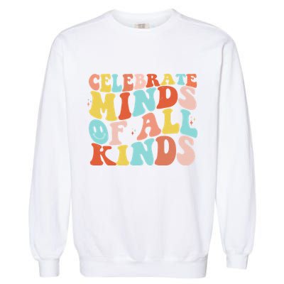 Retro Celebrate Minds Of All Kinds Garment-Dyed Sweatshirt