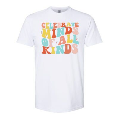 Retro Celebrate Minds Of All Kinds Softstyle CVC T-Shirt