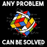 Rubik's Cube Magic Cube Retro Rubi Vintage Nerd 7-Panel Snapback Hat