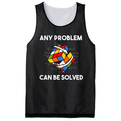 Rubik's Cube Magic Cube Retro Rubi Vintage Nerd Mesh Reversible Basketball Jersey Tank