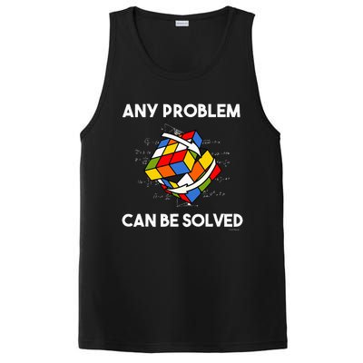 Rubik's Cube Magic Cube Retro Rubi Vintage Nerd PosiCharge Competitor Tank