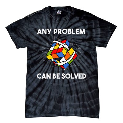 Rubik's Cube Magic Cube Retro Rubi Vintage Nerd Tie-Dye T-Shirt