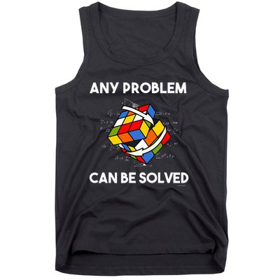 Rubik's Cube Magic Cube Retro Rubi Vintage Nerd Tank Top