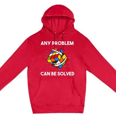 Rubik's Cube Magic Cube Retro Rubi Vintage Nerd Premium Pullover Hoodie