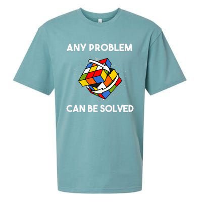 Rubik's Cube Magic Cube Retro Rubi Vintage Nerd Sueded Cloud Jersey T-Shirt