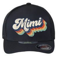 Retro Cute Mimi for Grandma Best Mimi Ever Mother's Day Flexfit Unipanel Trucker Cap