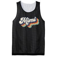 Retro Cute Mimi for Grandma Best Mimi Ever Mother's Day Mesh Reversible Basketball Jersey Tank