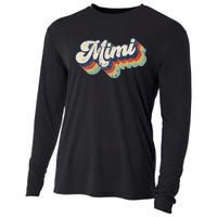 Retro Cute Mimi for Grandma Best Mimi Ever Mother's Day Cooling Performance Long Sleeve Crew