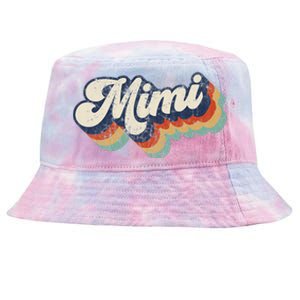 Retro Cute Mimi for Grandma Best Mimi Ever Mother's Day Tie-Dyed Bucket Hat