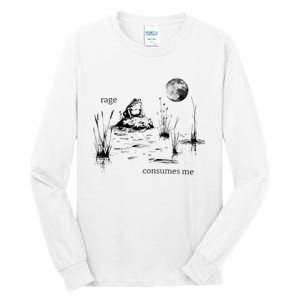 Rage Consumes Me Frog Funny Tall Long Sleeve T-Shirt