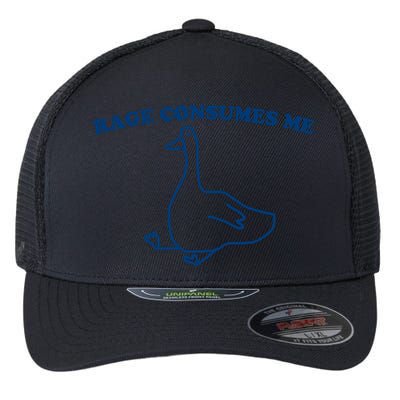 Rage Consumes Me Silly Goose – Funny Angry Goose Meme Flexfit Unipanel Trucker Cap
