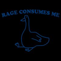 Rage Consumes Me Silly Goose – Funny Angry Goose Meme Impact Tech Backpack