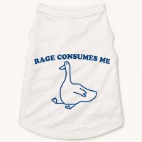 Rage Consumes Me Silly Goose – Funny Angry Goose Meme Doggie Tank