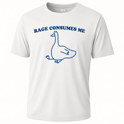 Rage Consumes Me Silly Goose – Funny Angry Goose Meme Cooling Performance Crew T-Shirt