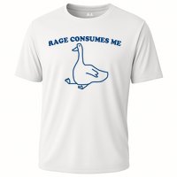 Rage Consumes Me Silly Goose – Funny Angry Goose Meme Cooling Performance Crew T-Shirt
