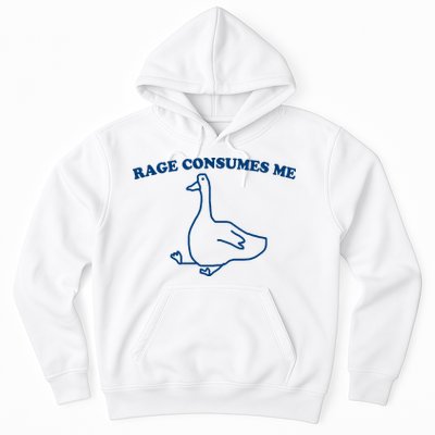 Rage Consumes Me Silly Goose – Funny Angry Goose Meme Hoodie