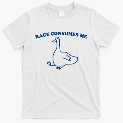 Rage Consumes Me Silly Goose – Funny Angry Goose Meme T-Shirt