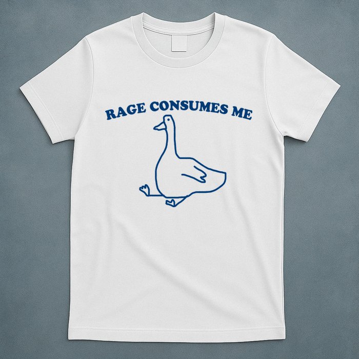 Rage Consumes Me Silly Goose – Funny Angry Goose Meme T-Shirt