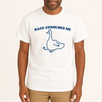 Rage Consumes Me Silly Goose – Funny Angry Goose Meme Tall T-Shirt