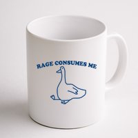 Rage Consumes Me Silly Goose – Funny Angry Goose Meme Mug