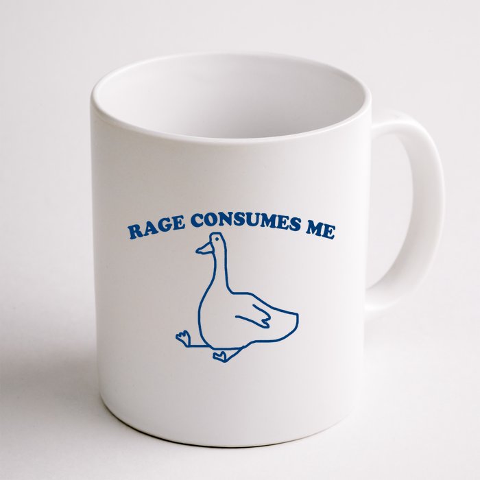 Rage Consumes Me Silly Goose – Funny Angry Goose Meme Mug