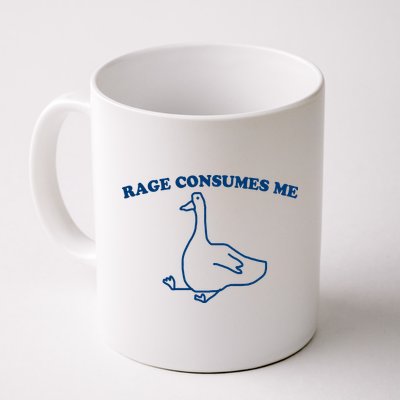 Rage Consumes Me Silly Goose – Funny Angry Goose Meme Mug