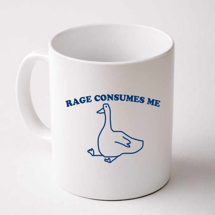 Rage Consumes Me Silly Goose – Funny Angry Goose Meme Mug