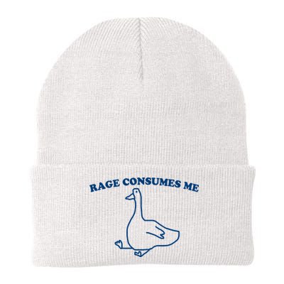 Rage Consumes Me Silly Goose – Funny Angry Goose Meme Beanie