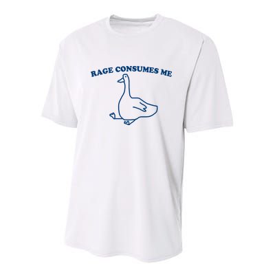 Rage Consumes Me Silly Goose – Funny Angry Goose Meme Youth Performance Sprint T-Shirt