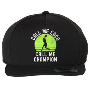 Retro Call Me Coco Call Me Champion Wool Snapback Cap