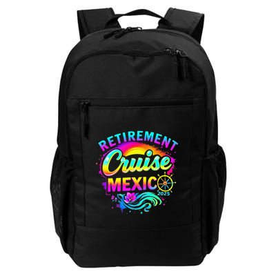 Retirement Cruise Mexico 2025 Vacation Souvenir .Png Backpack