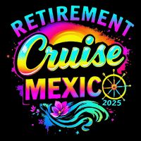 Retirement Cruise Mexico 2025 Vacation Souvenir .Png 16 in Basic Backpack