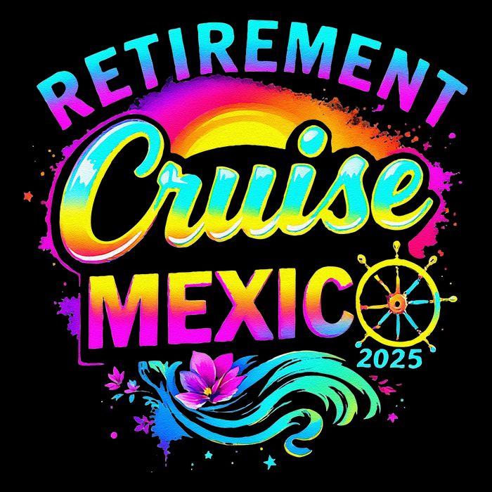 Retirement Cruise Mexico 2025 Vacation Souvenir .Png 16 in Basic Backpack