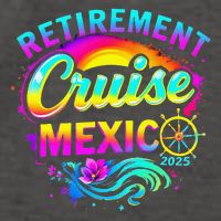 Retirement Cruise Mexico 2025 Vacation Souvenir .Png Vector Backpack
