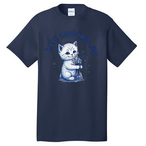 Rage Consumes Me Cat Flower Cute Kitty Cat Meme Design Funny Tall T-Shirt