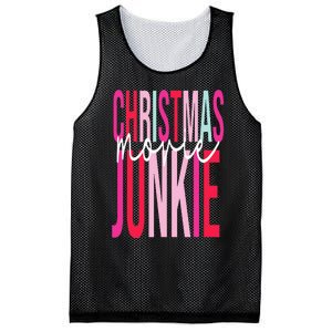 Retro Christmas Movie Junkie Funny Matching Xmas Trees Mesh Reversible Basketball Jersey Tank