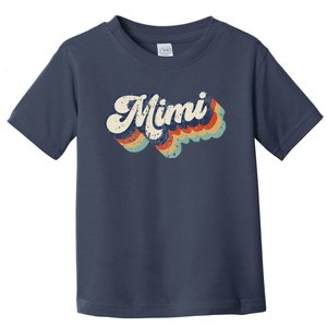 Retro Cute Mimi For Grandma Best Mimi Ever Mother's Day Toddler T-Shirt