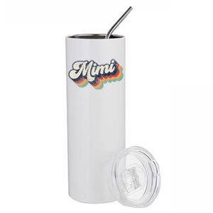 Retro Cute Mimi For Grandma Best Mimi Ever Mother's Day Stainless Steel Tumbler