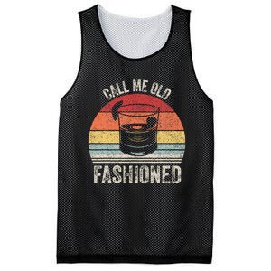 Retro Call Me Old Fashioned Whiskey Wisconsin Mesh Reversible Basketball Jersey Tank