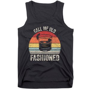 Retro Call Me Old Fashioned Whiskey Wisconsin Tank Top