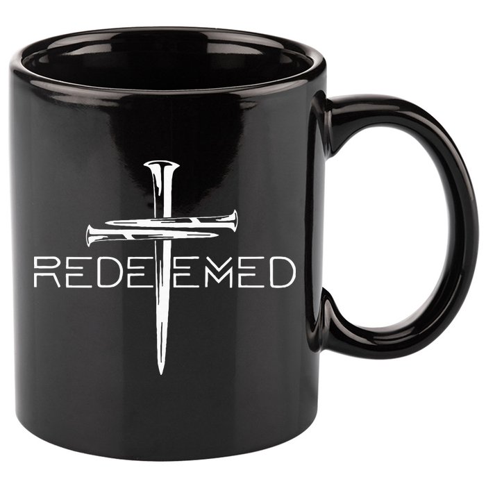 Redeemed Cross Nails Christian Apparel Christian 11oz C Handle Ceramic Mug