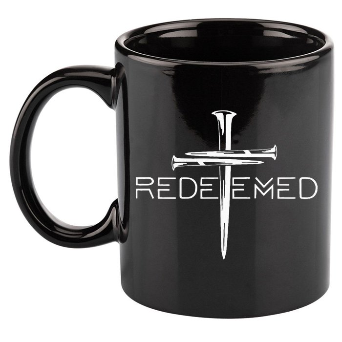 Redeemed Cross Nails Christian Apparel Christian 11oz C Handle Ceramic Mug