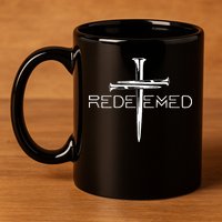 Redeemed Cross Nails Christian Apparel Christian 11oz C Handle Ceramic Mug