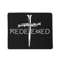 Redeemed Cross Nails Christian Apparel Christian Mousepad